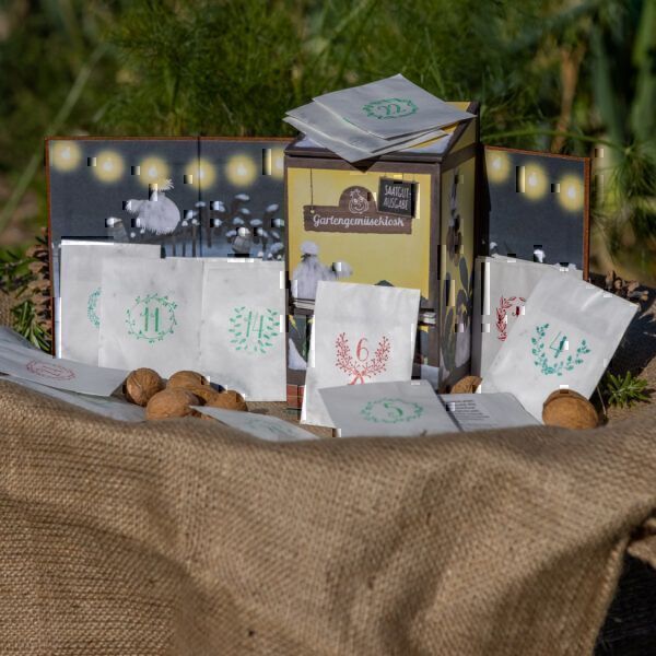 Saatgut-Adventskalender, nachhaltig und hbsch - Gartengemsekiosk